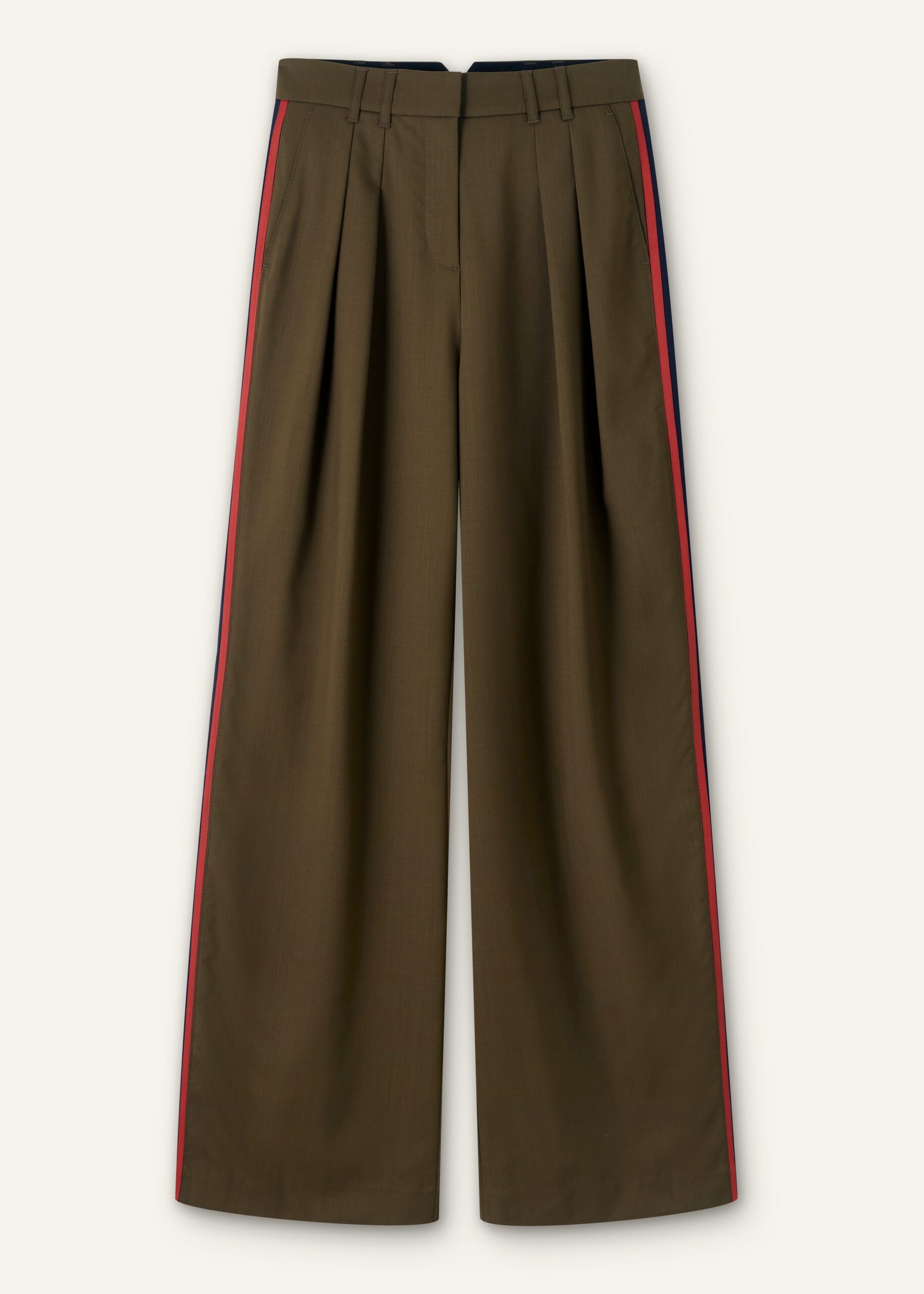 Me and Em Wool Sharp Pleat Front Wide-Leg Pant Me and Em dress