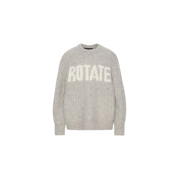 Knitted Logo Sweater Grey