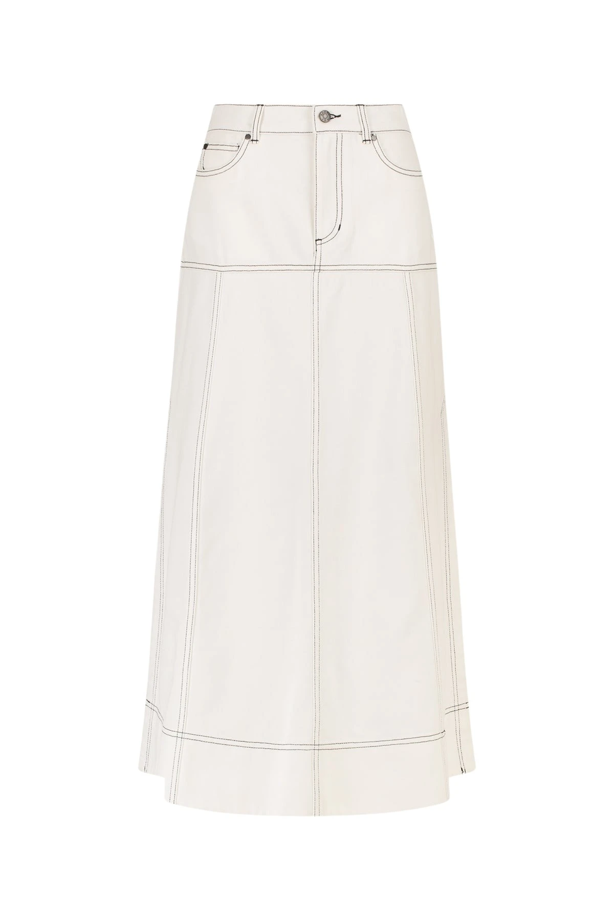 Shona-Joy-Hana-Panelled-Midi-Skirt73524_nobg Hana Panelled Midi Skirt - Image 1