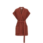 Pauline Sleeveless Robe - Cognac