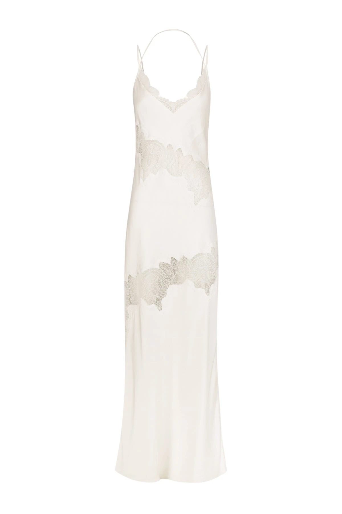 Shona-Joy-Stratus-Lace-Panelled-Maxi-Dress-Ivory47623_nobg Stratus Lace Panelled Maxi Dress - Ivory - Image 1
