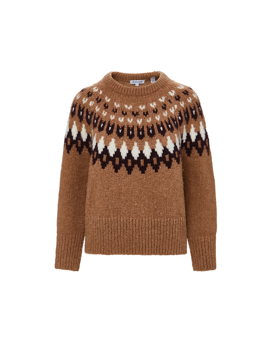 Veronica Beard Anne Fairisle Pullover Veronica Beard Knitwear