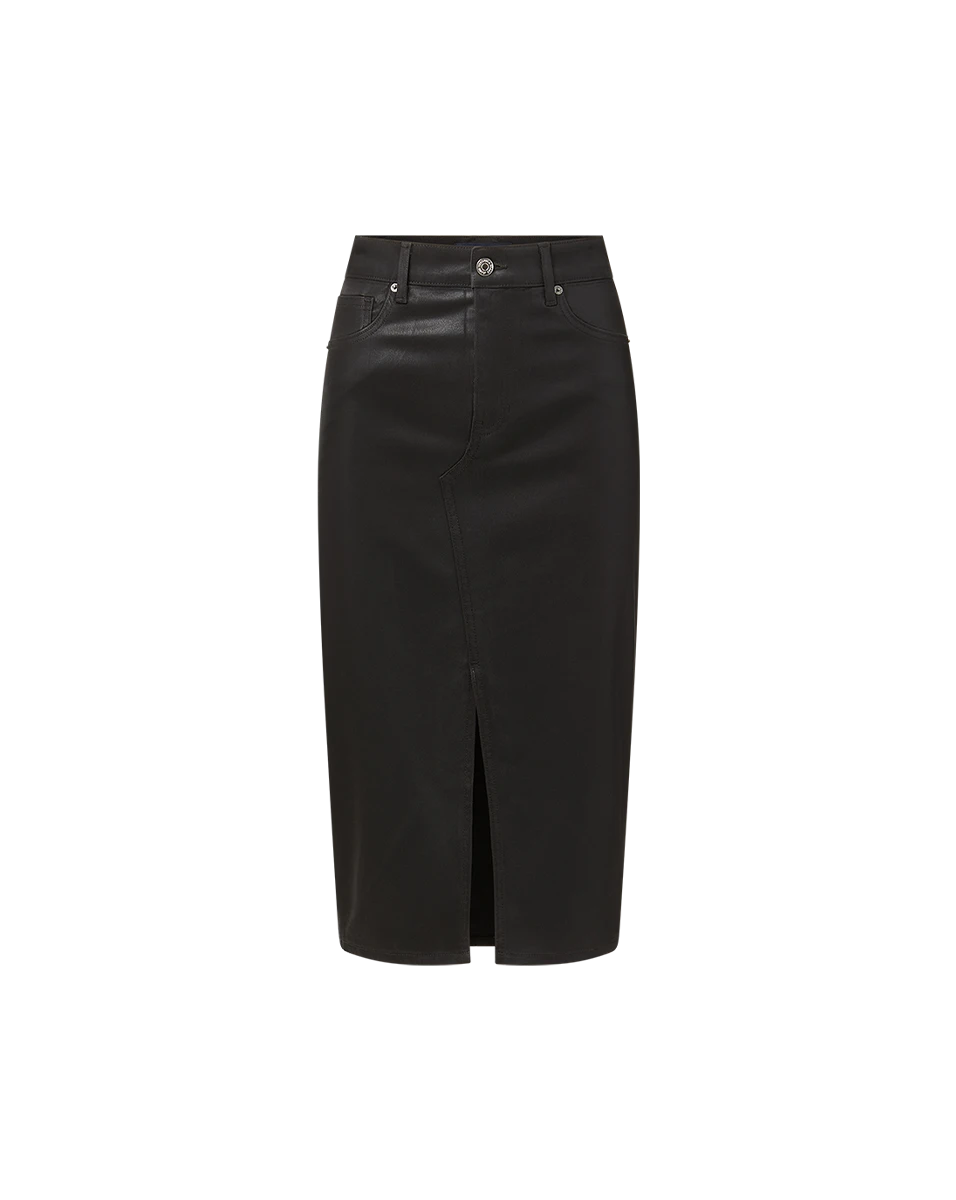 Veronica Beard Breves Coated Midi Skirt Veronica Beard Skirts