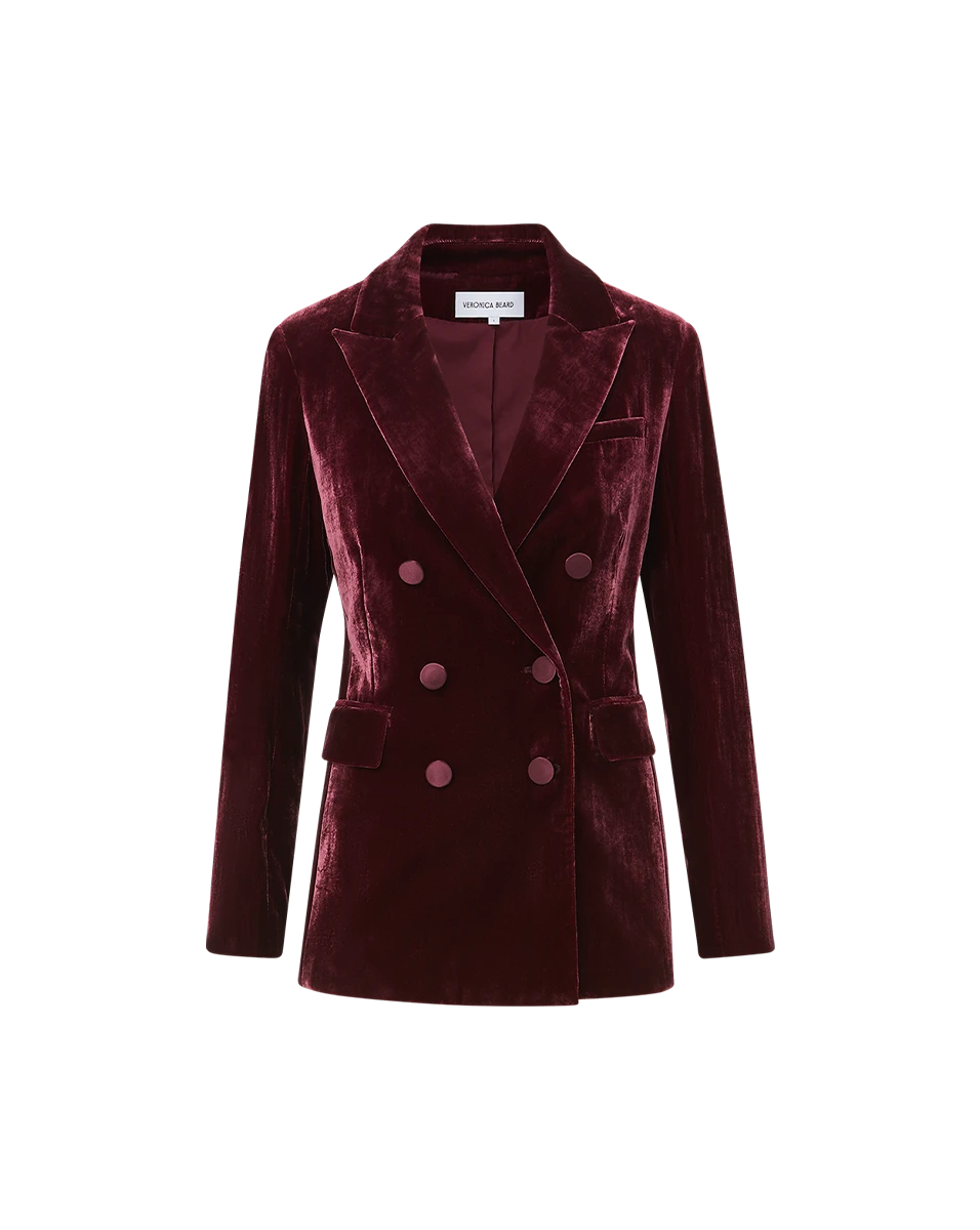 Veronica Beard Ellette Velvet Dickey Jacket Veronica Beard Jackets