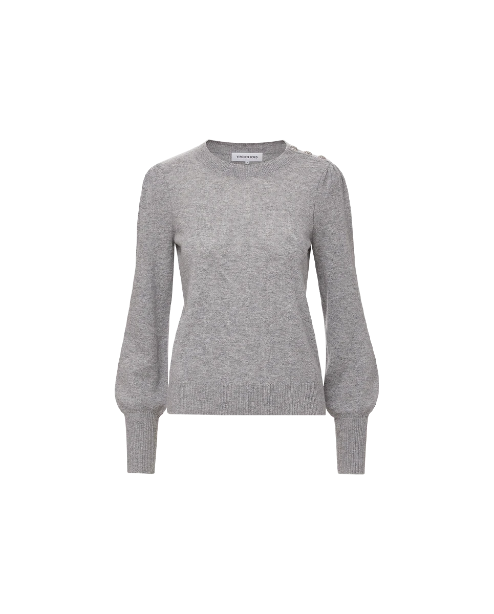 Veronica Beard Nelia Cashmere Pullover | Button Accent Veronica Beard Knitwear