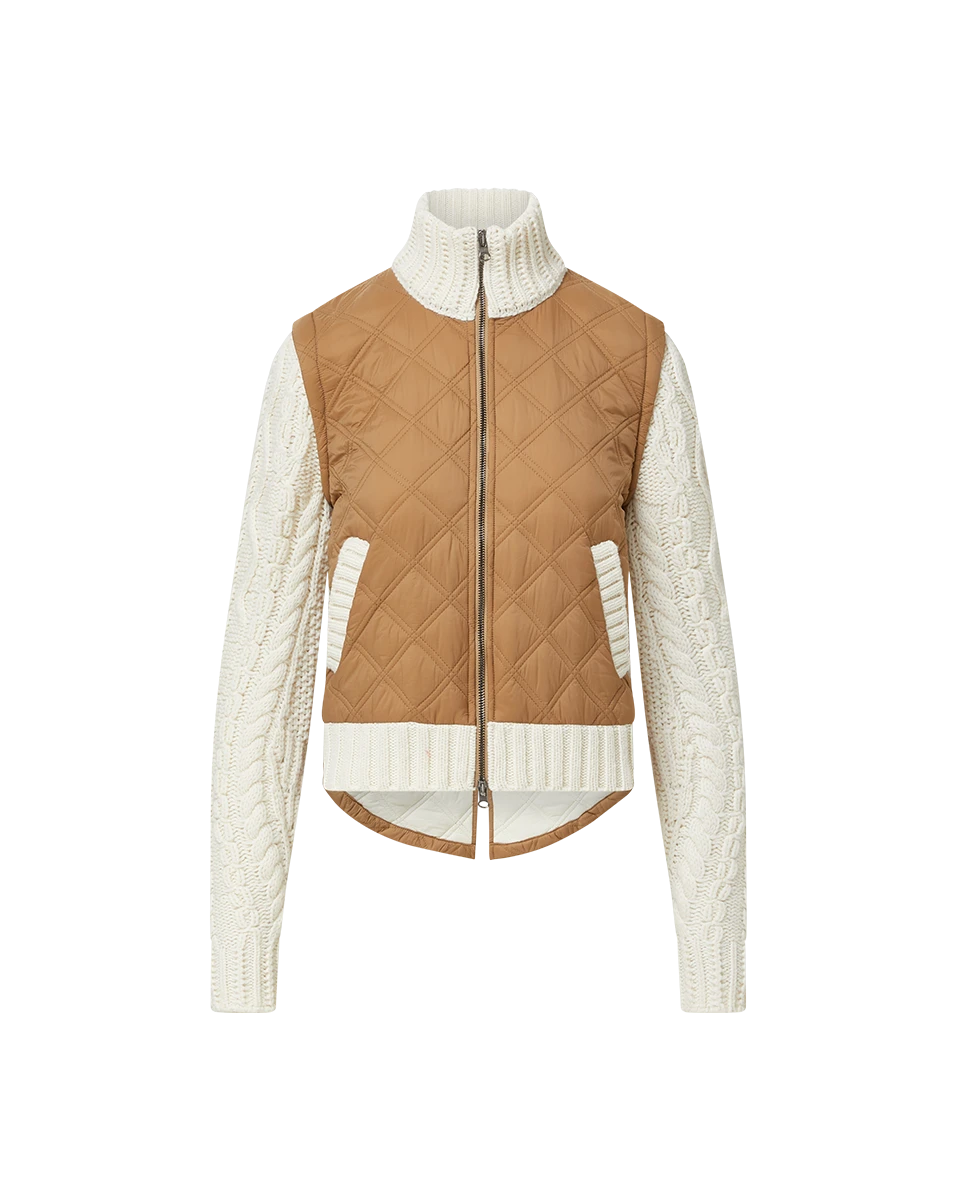 Veronica Beard Patra Mixed-Media Jacket Veronica Beard Jackets