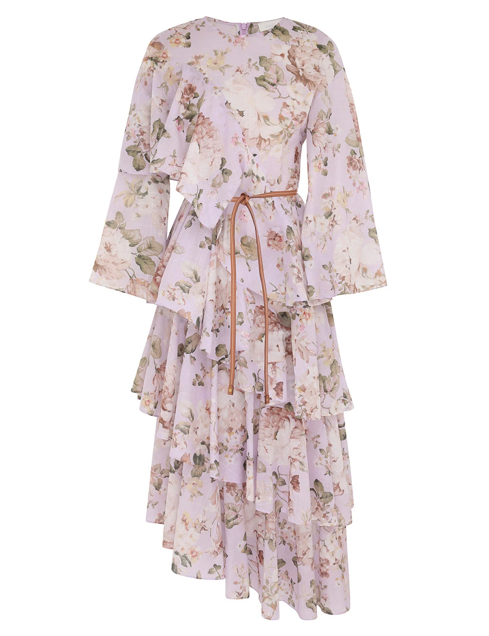 Zimmermann Acacia Asymmetric Midi Dress Zimmermann dress