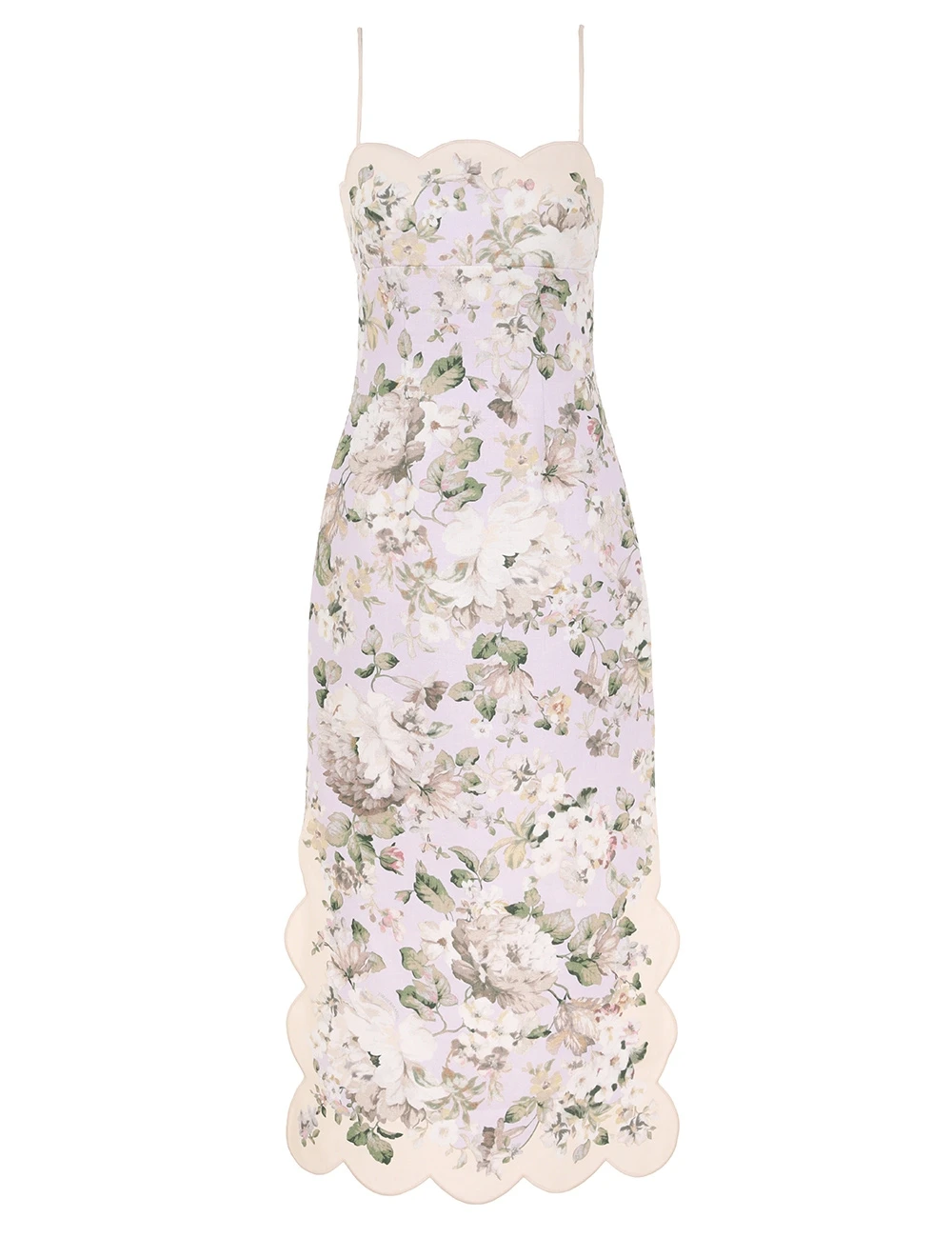 Zimmermann Acacia Scallop Midi Dress Zimmermann dress