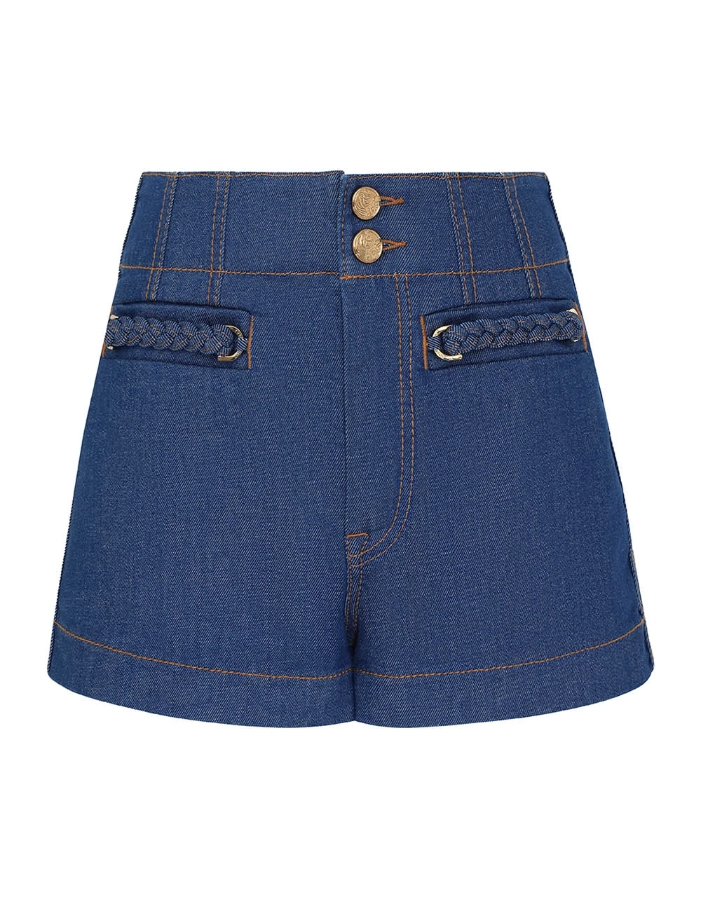 Zimmermann Wylie Denim Short Zimmermann dress