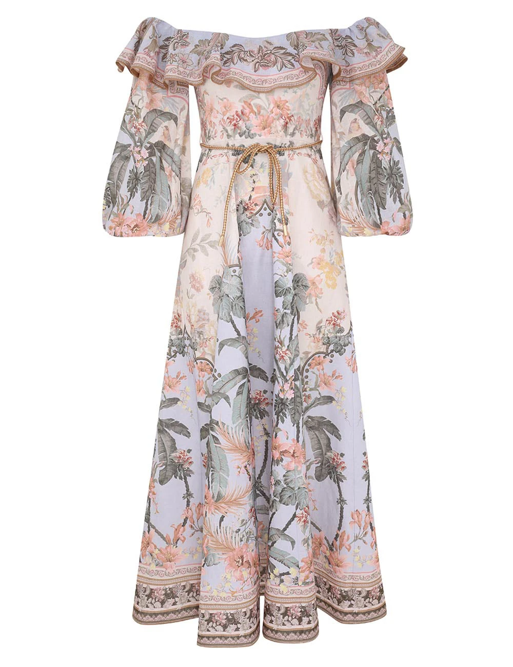 Zimmermann Wylie Off-Shoulder Midi Dress Zimmermann dress
