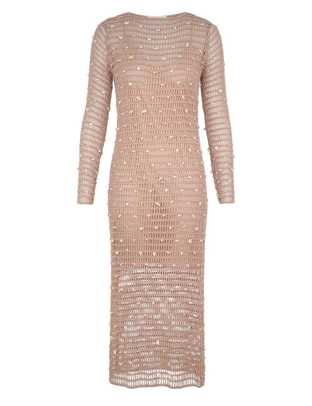 Zimmermann Wylie Shell Crochet Midi Zimmermann dress