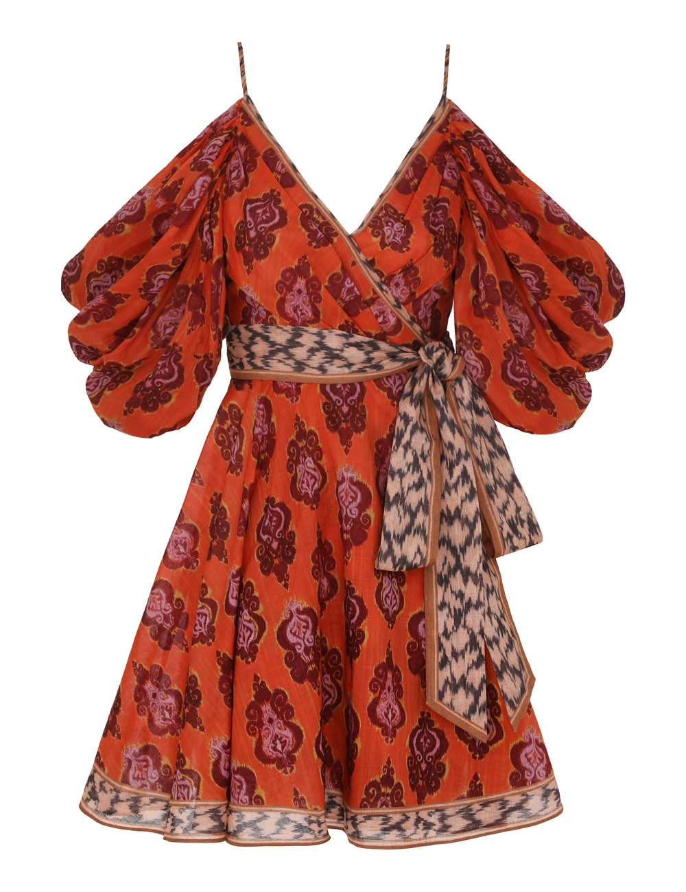 Zimmermann Wylie Wrap Mini Dress Zimmermann dress