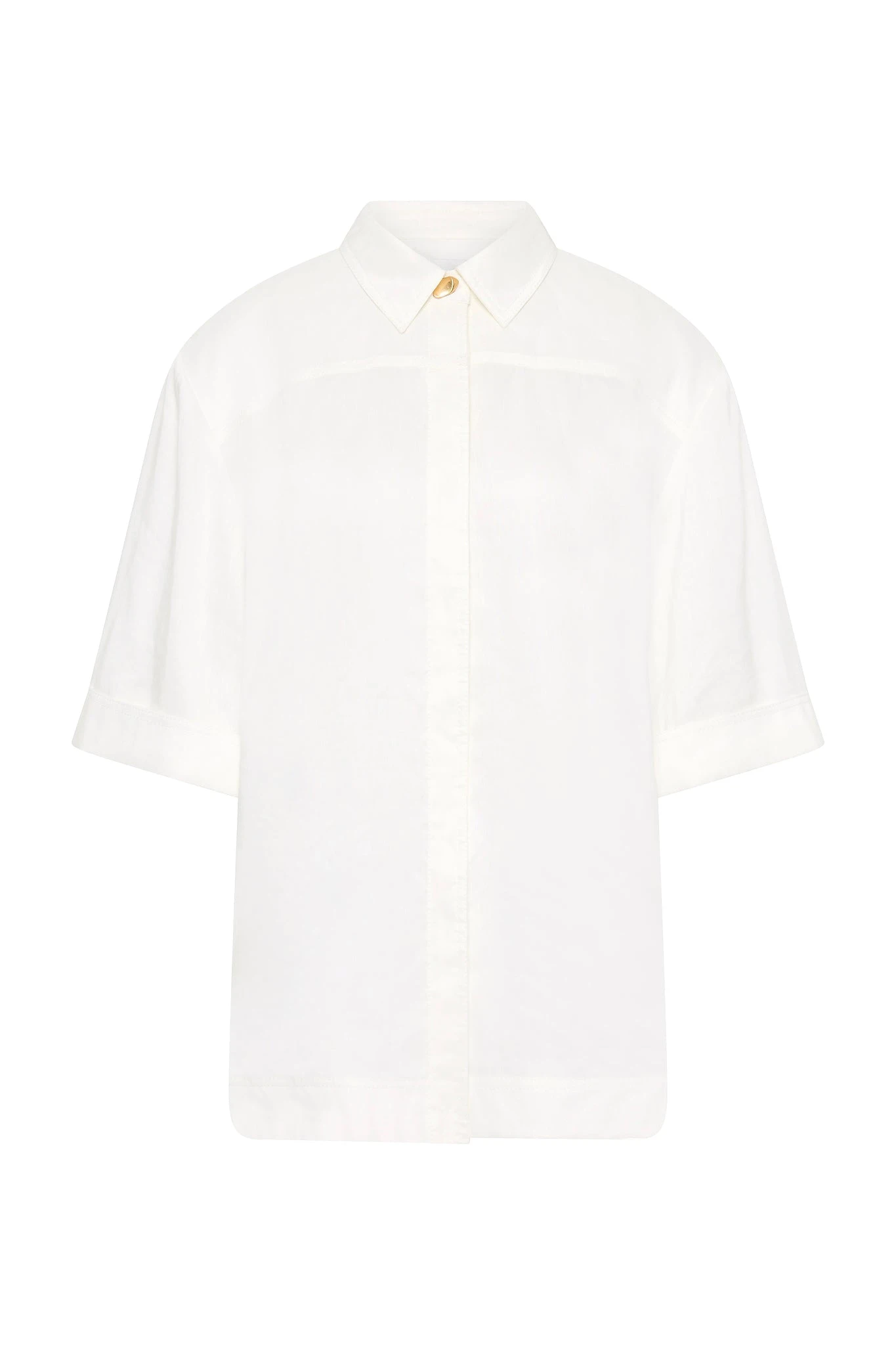 Aje-Asteria-Short-Sleeve-Shirt Aje Ivory Tops