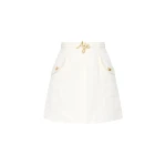 Aje-Christine-Belted-Mini-Skirt Aje Ivory Skirts
