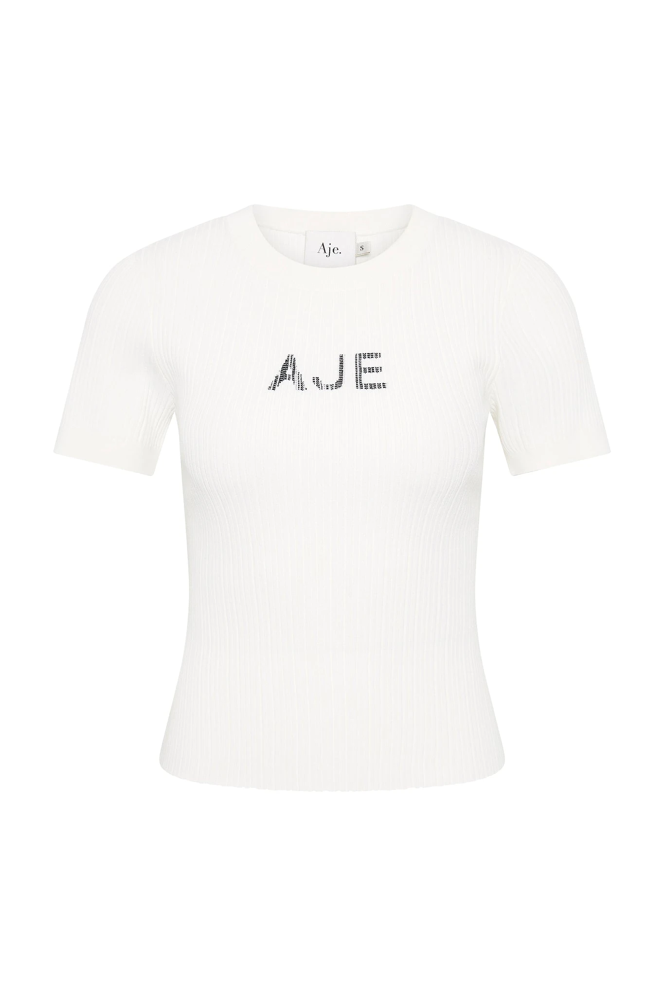 Aje-Depths-Slim-Fit-Knit-Tee Aje Black Tops