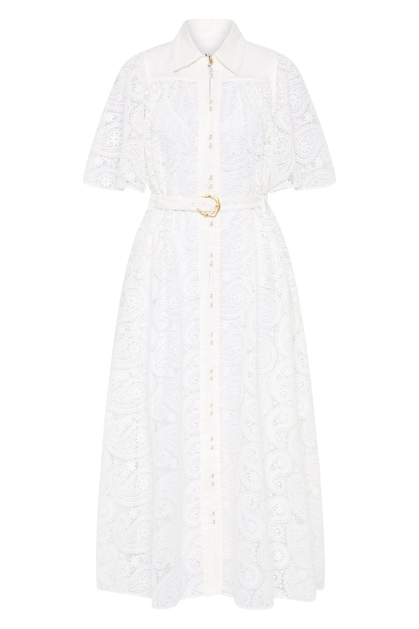 Aje-Laicey-Paisley-Midi-Dress Aje Ivory Dresses