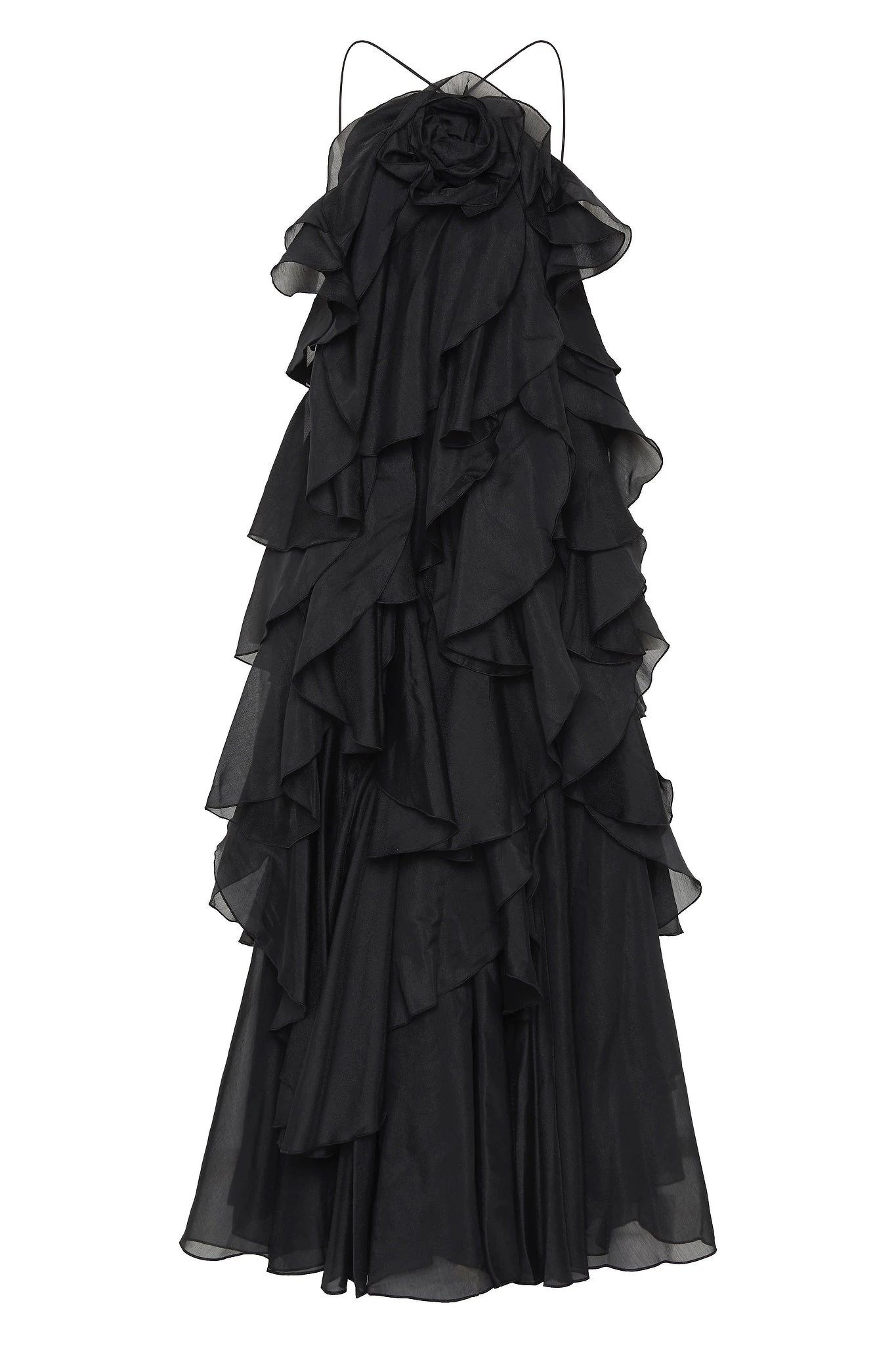 Aje-Pandorea-Layered-Maxi-Dress Aje Black Dresses