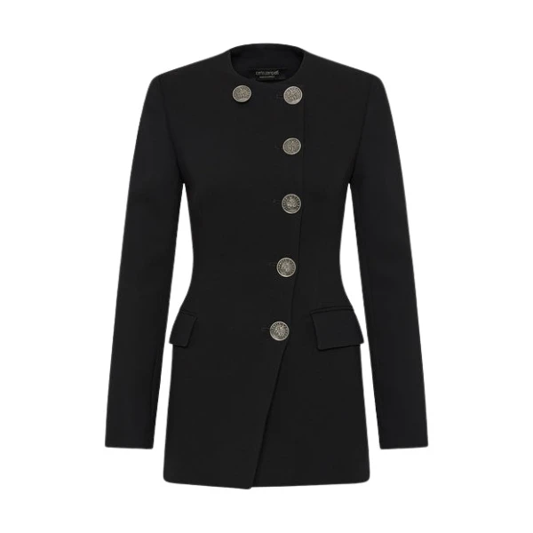 Black Crepe Moneta Blazer