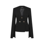 Carla-Zampatti-Black-Crepe-Moneta-Rome-Jacket74413_nobg