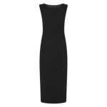 Black Crepe Sheath Dress