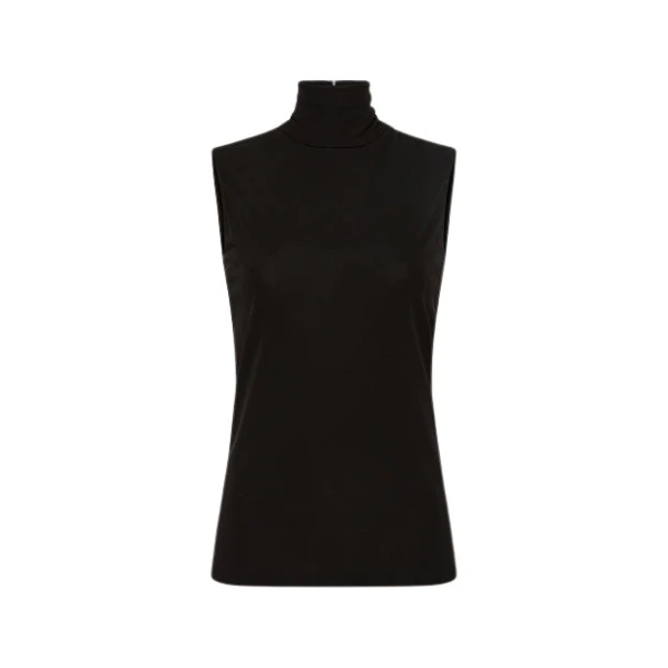 Black Matte Jersey Polo
