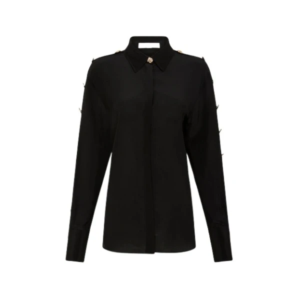 Black Silk Cdc Classic Shirt