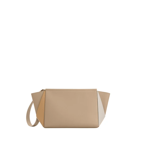 Large Triangle Pouch - Milky Wallets & Purses