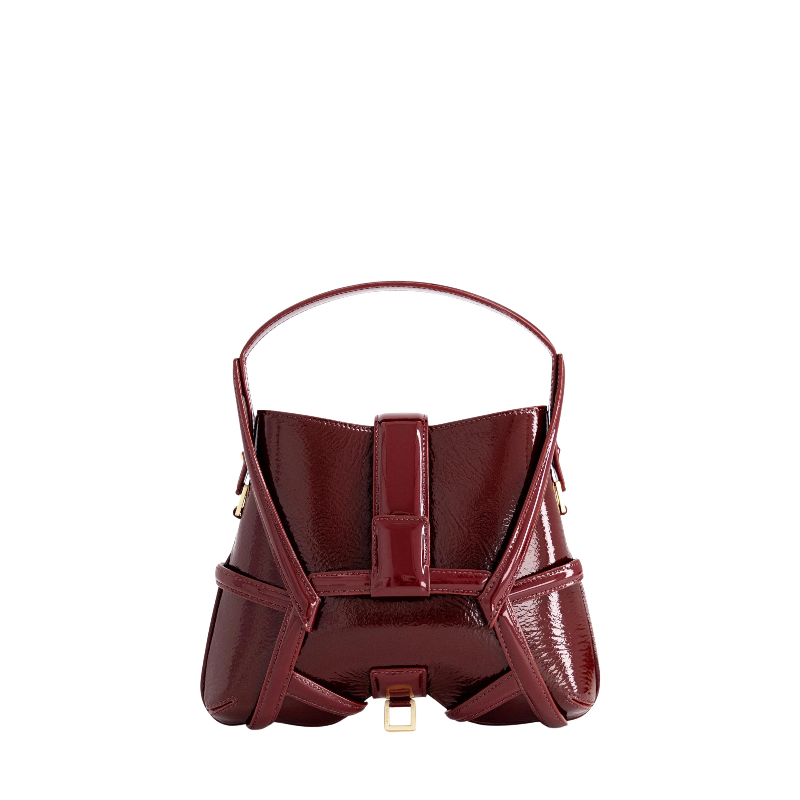 Mlouye-S-X2-Patent-Bordeaux-scaled63080_nobg S-X2 - Patent Bordeaux Shoulder Bags - Image 1