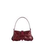 S-X3 - Patent Bordeaux Shoulder Bags