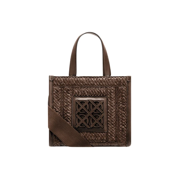 Lane Straw Small Tote