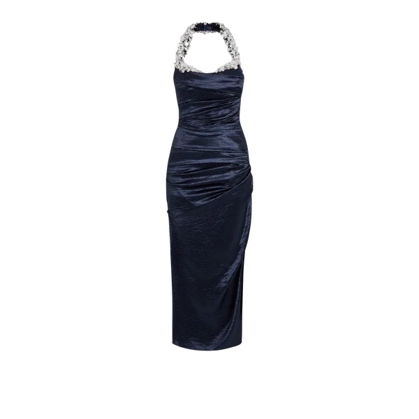 Azra Maritime Midi Dress