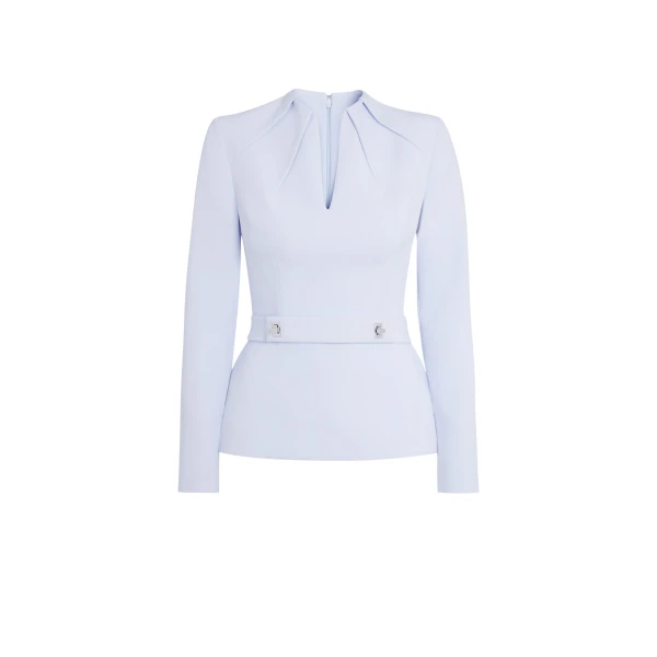 Blanca Silk Blue Top