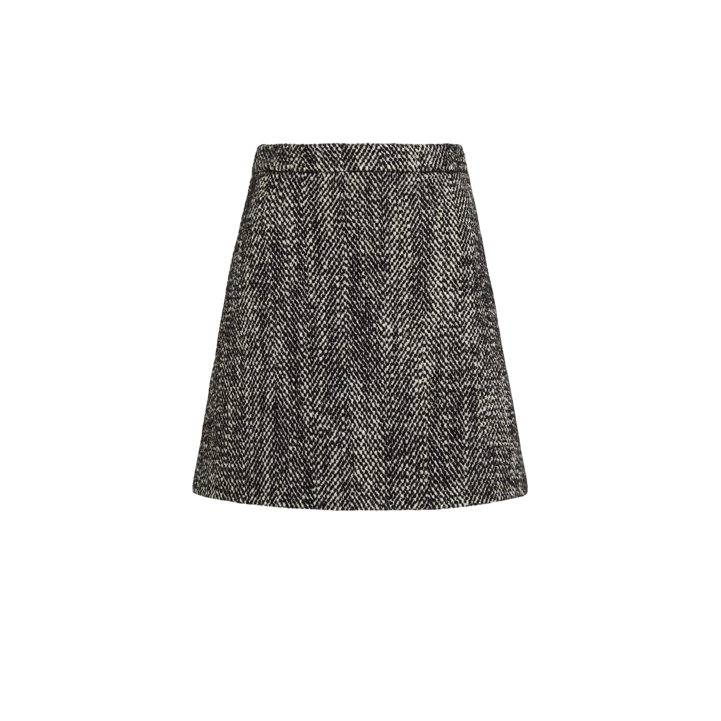 Safiyaa-Bronagh-Black-Wool-Skirt45422_nobg Bronagh Black Wool Skirt - Image 1