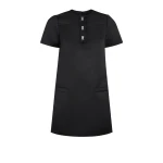 Damla Black Short Dress