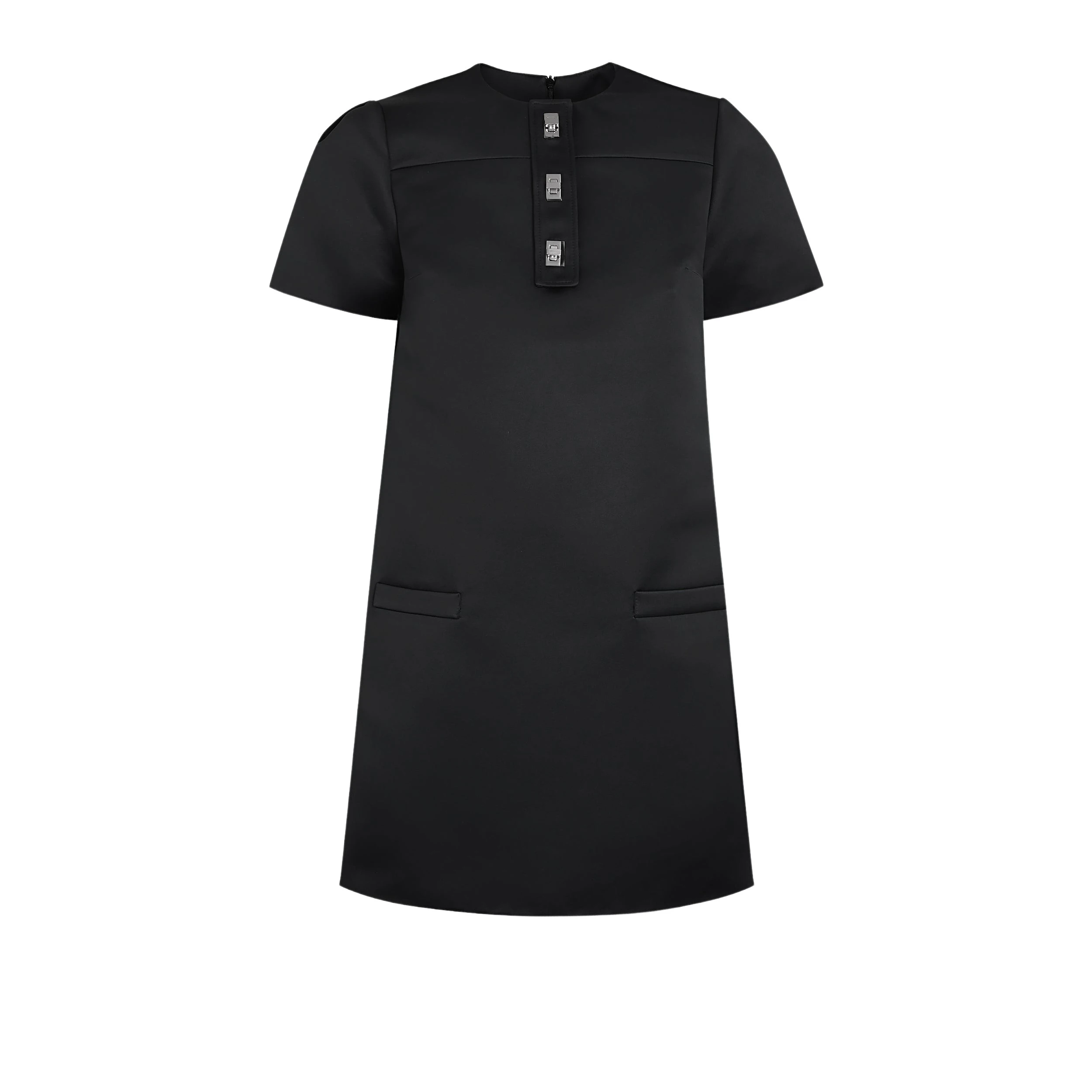 Safiyaa-Damla-Black-Short-Dress43069_nobg Damla Black Short Dress - Image 1