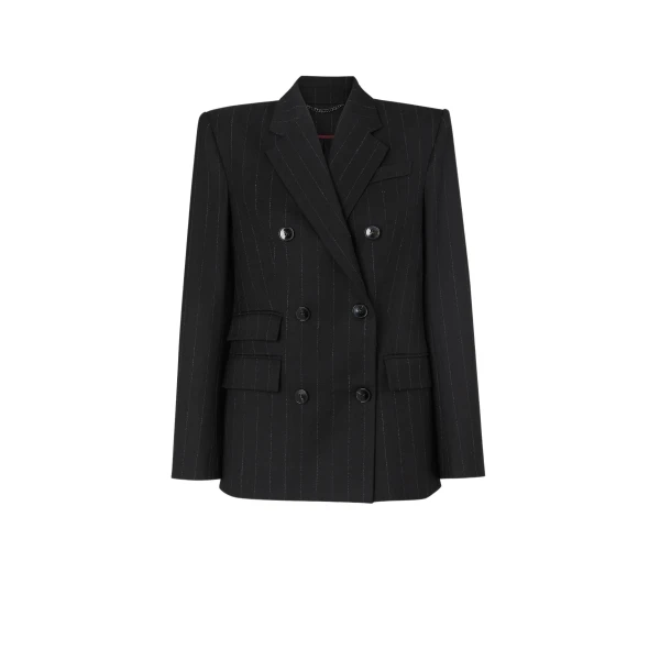 Ellan Black Pinstripe Jacket