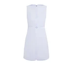 Isra Silk Blue Short Dress