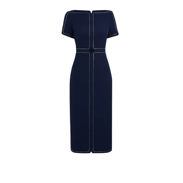 Janan Maritime Midi Dress