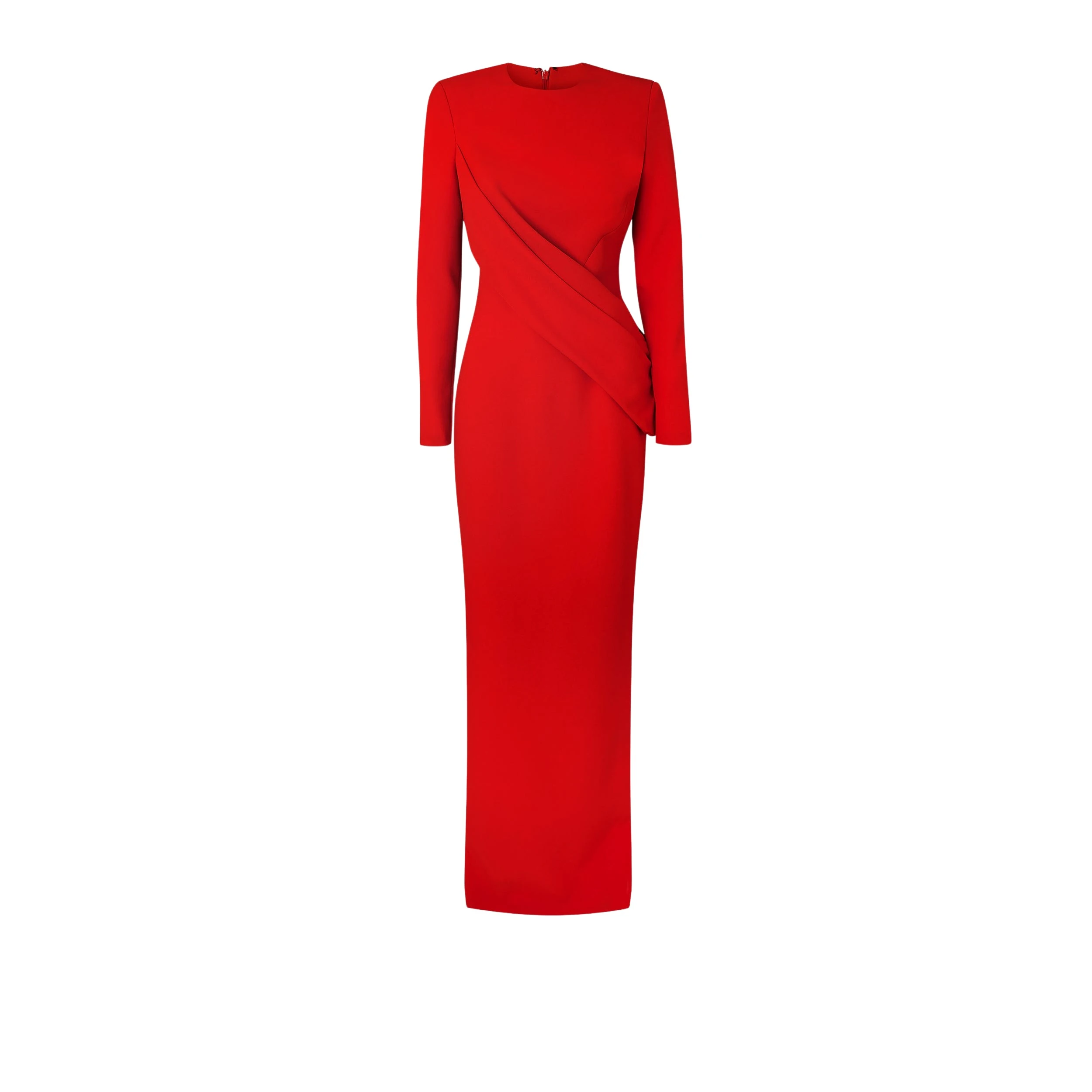 Safiyaa-Louna-Scarlet-Red-Long-Dress92487_nobg Louna Scarlet Red Long Dress - Image 1