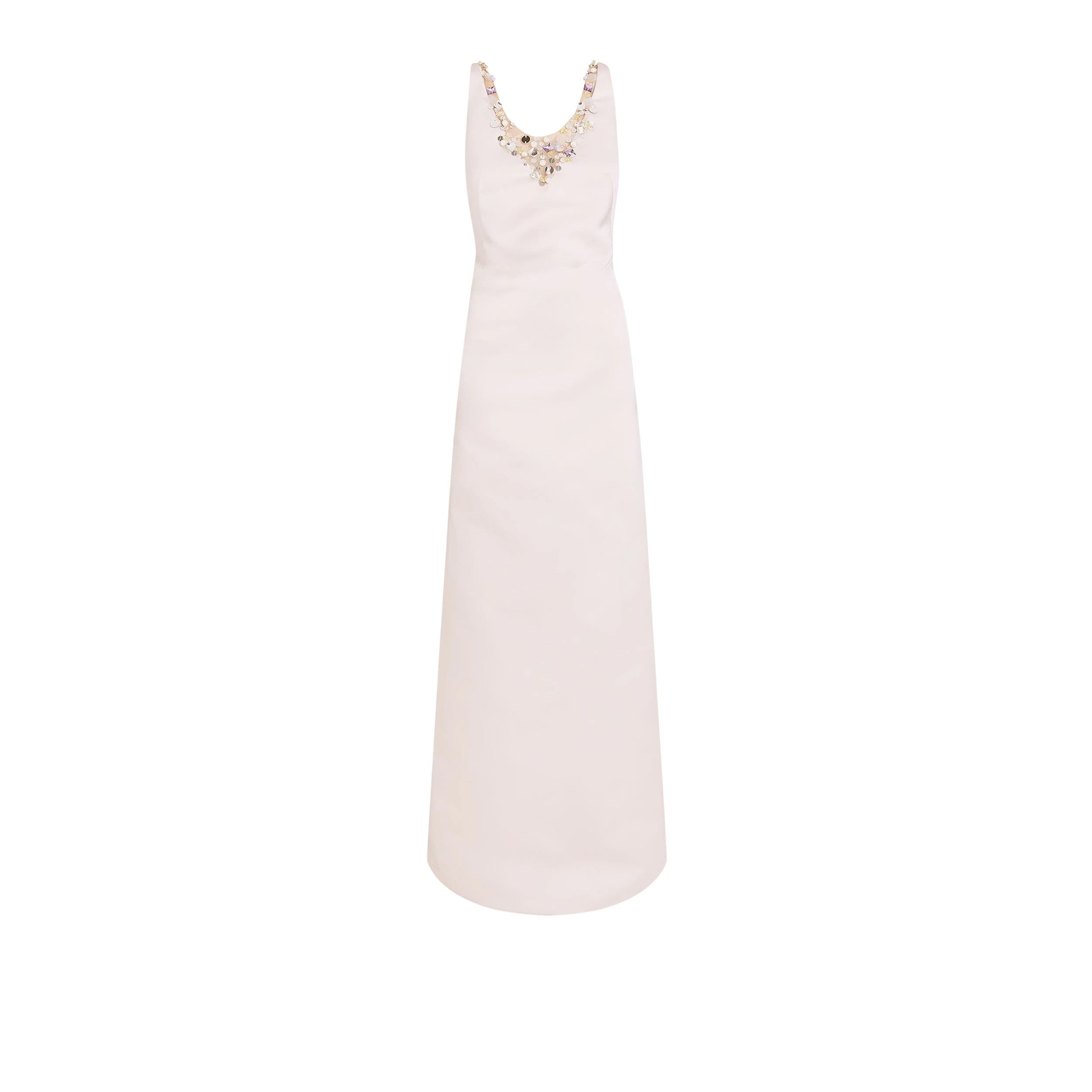 Safiyaa-Mariam-Barely-Pink-Long-Dress21845_nobg Mariam Barely Pink Long Dress - Image 1