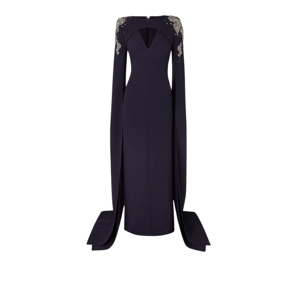 Sarita Midnight Navy Long Dress