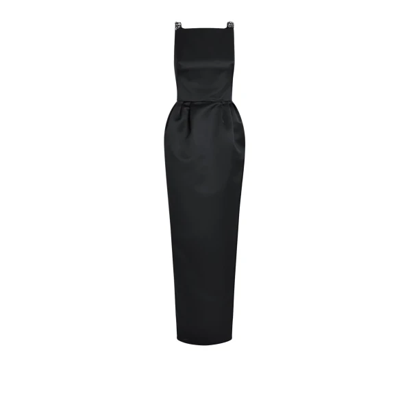 Trecchi Black Long Dress