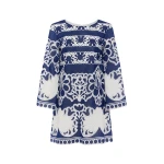 Borgo de Nor Stevie Lace Mini Dress - Navy Borgo de Nor