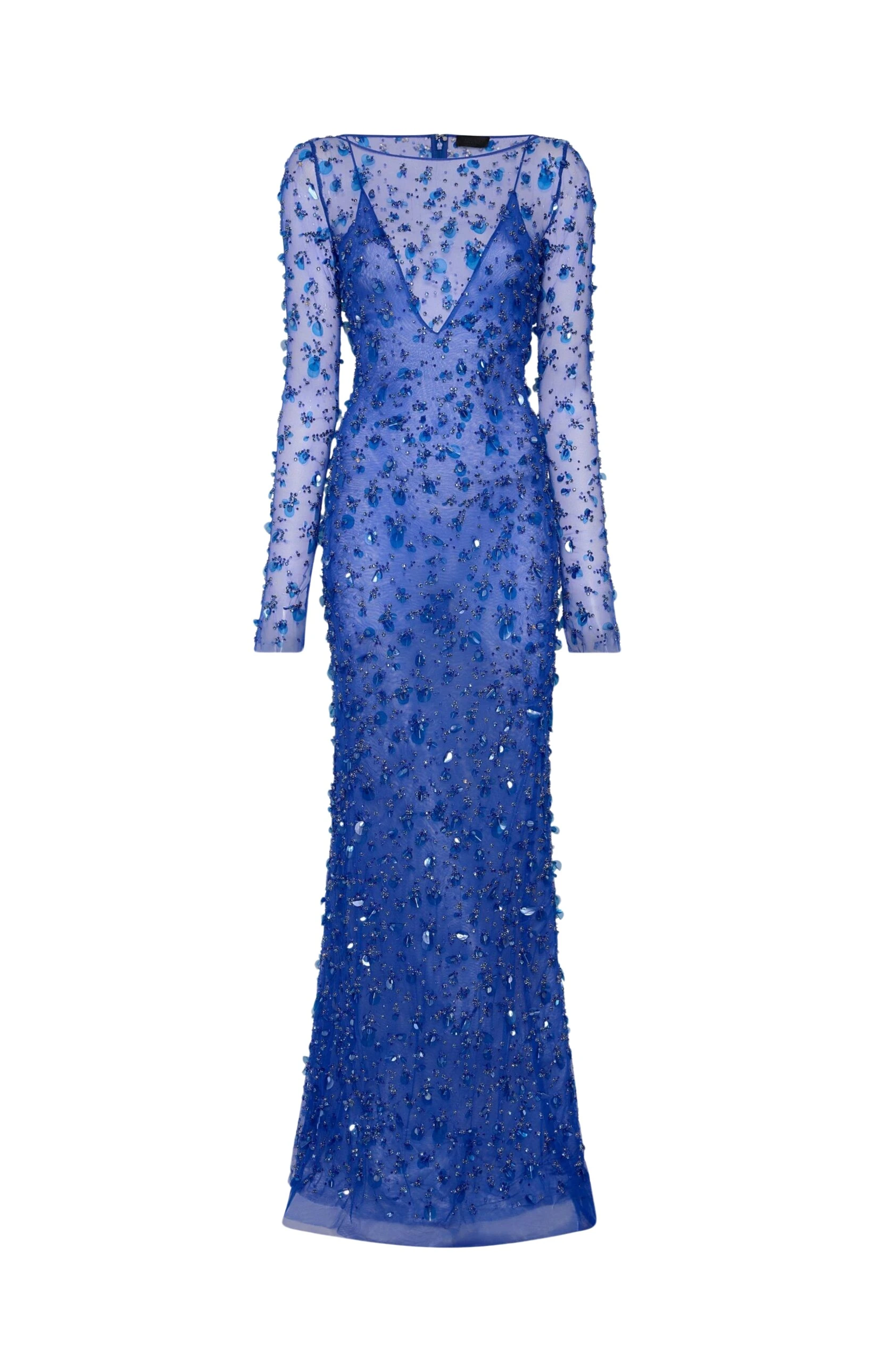 Lapointe-Embroidered-Mesh-Boatneck-Gown-6-scaled87156_nobg Lapointe Dresses luxury Clothing from Luxury Handbags Marketplace