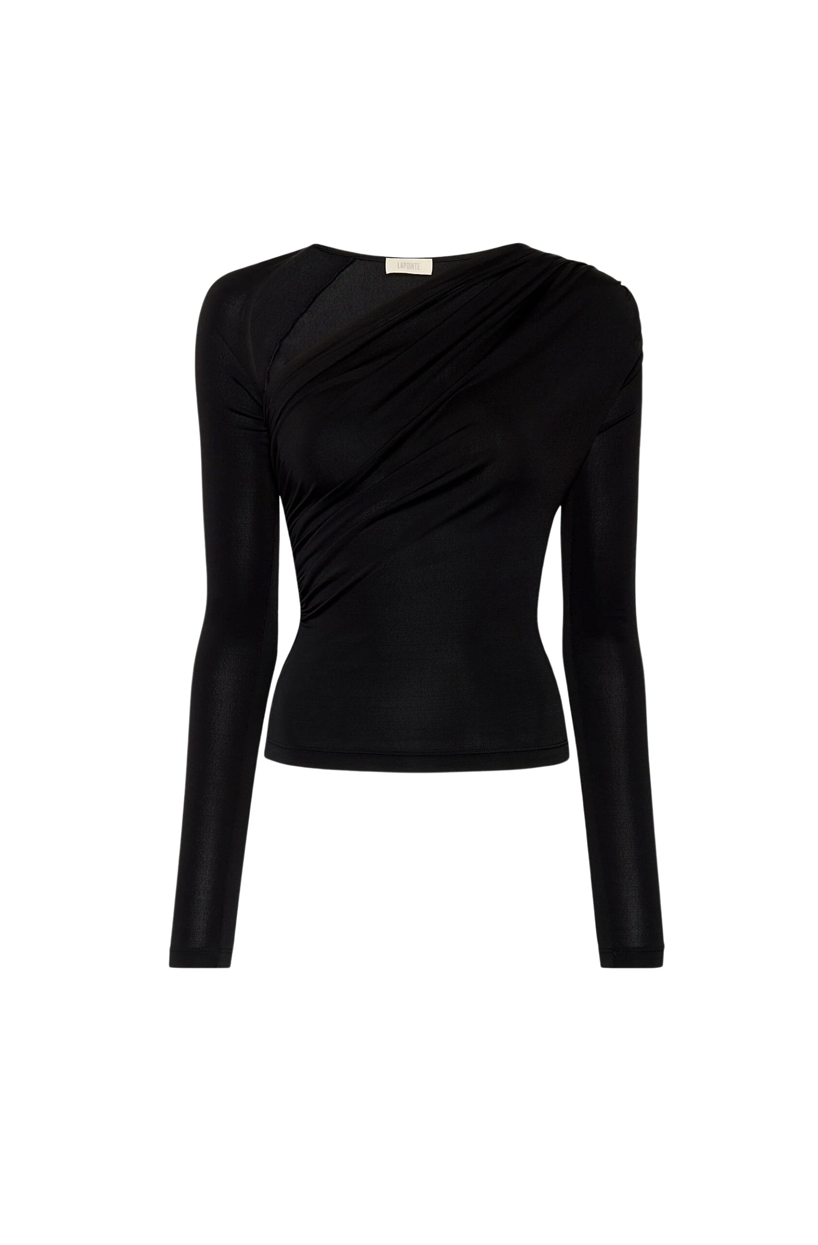 Lapointe-Jersey-Asymmetrical-Ruched-Top-6-scaled77531_nobg Lapointe Tops luxury Clothing from Luxury Handbags Marketplace