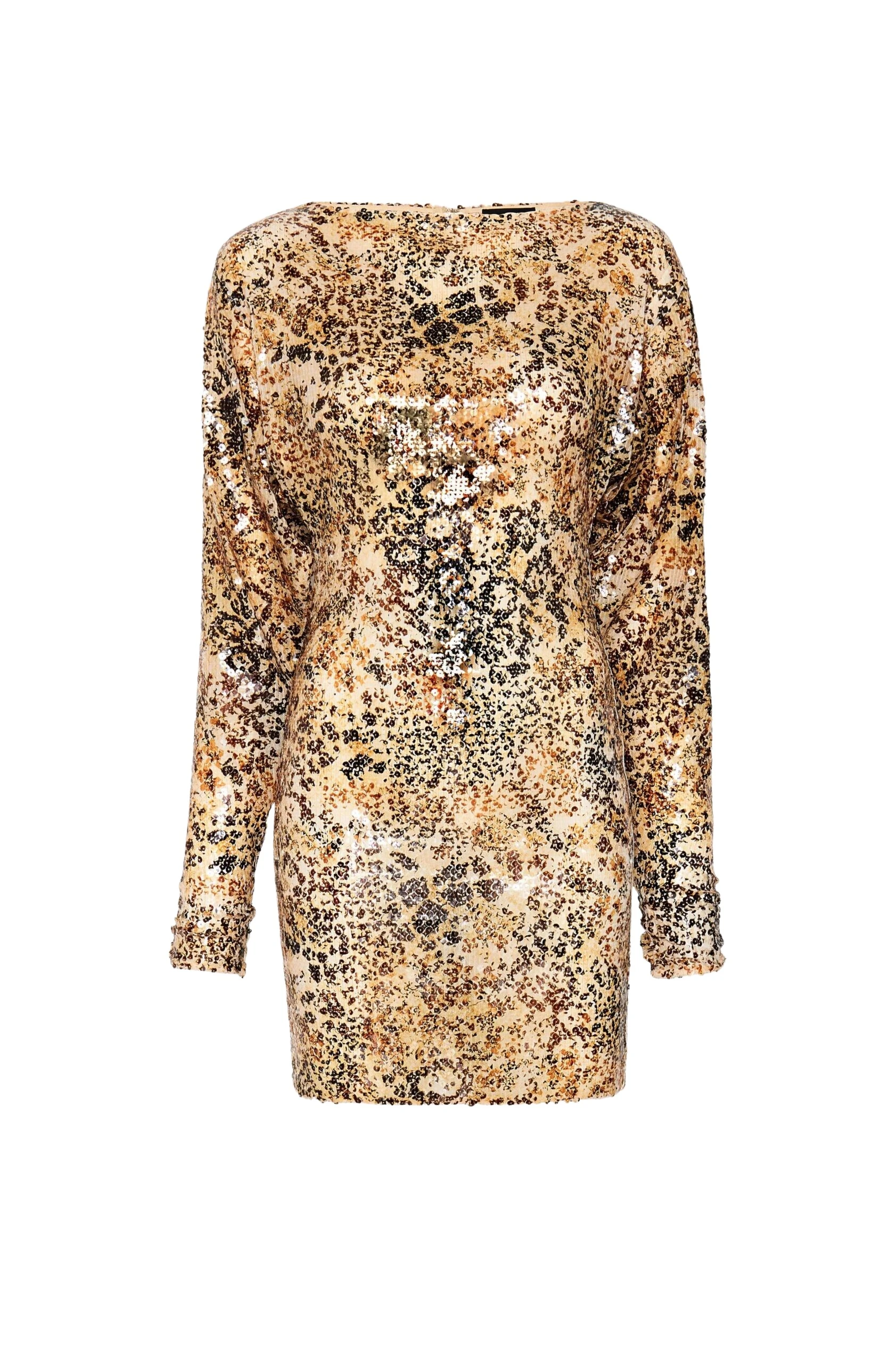 Lapointe-Leopard-Sequin-Boatneck-Dress-6-scaled13846_nobg Lapointe Dresses luxury Clothing from Luxury Handbags Marketplace