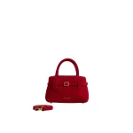 Manu Atelier Le Cambon 20 Red Suede luxury Bags from  Luxury Handbags Marketplace