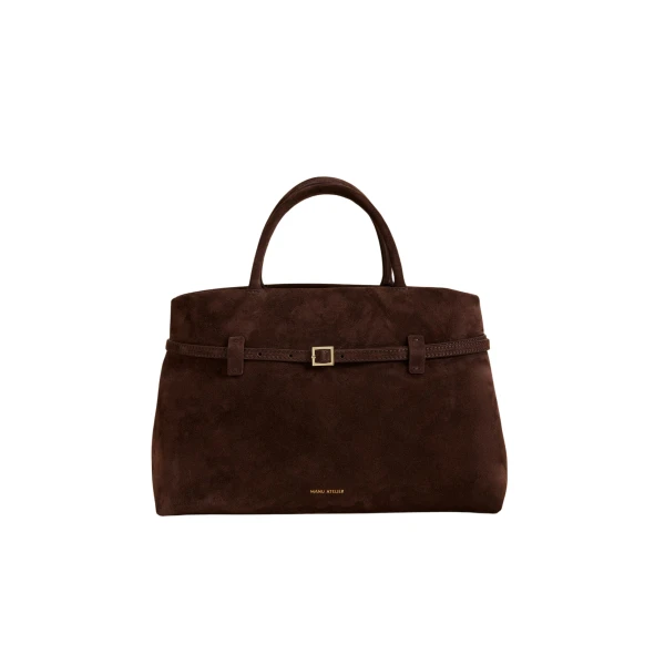 Manu Atelier Le Cambon 35 Deep Brown Suede luxury Bags from  Luxury Handbags Marketplace