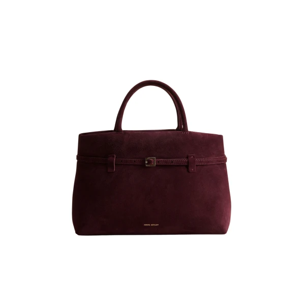 Manu Atelier Le Cambon 35 Merlot Suede luxury Bags from  Luxury Handbags Marketplace