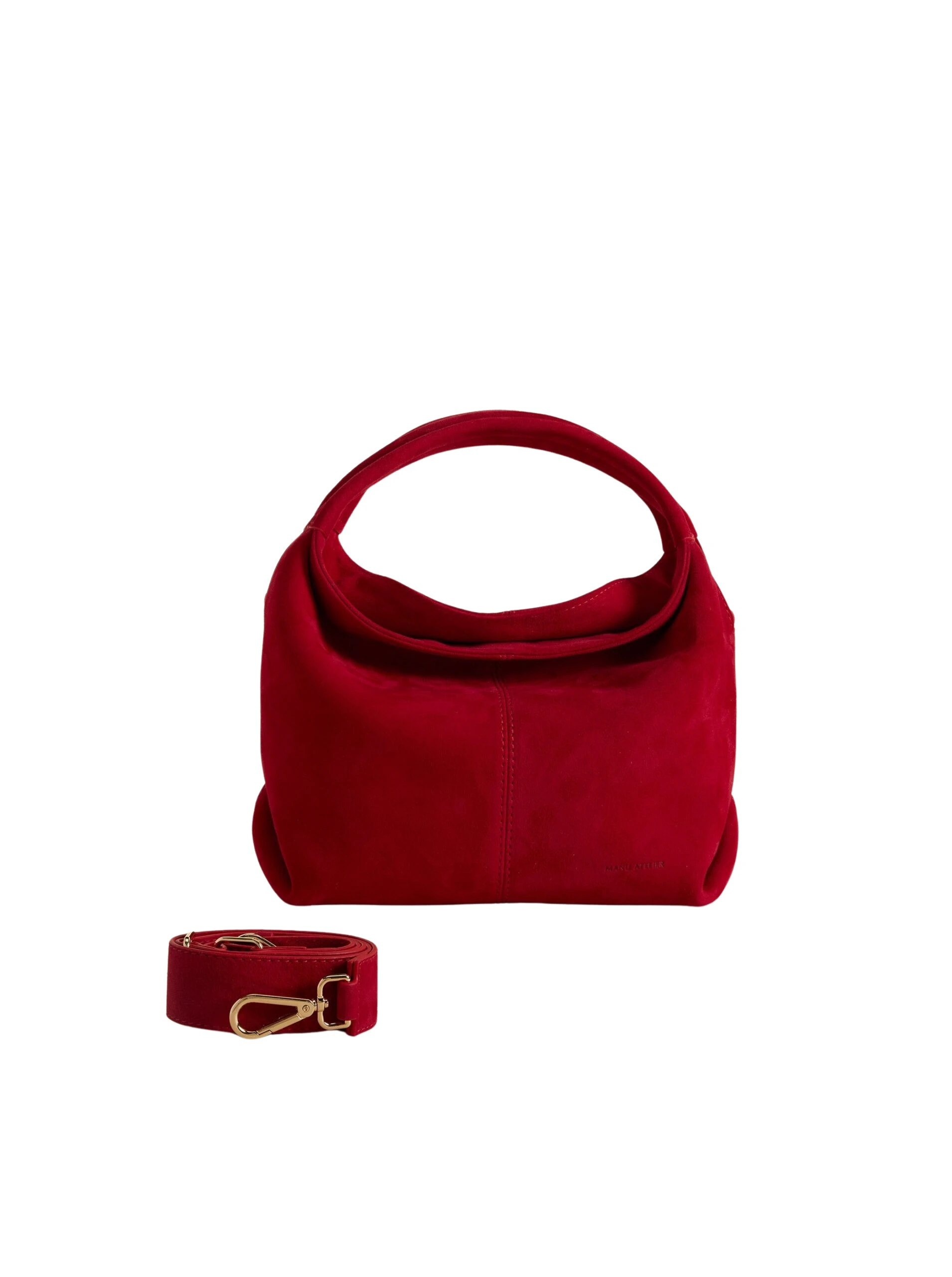 Manu-Atelier-Mini-Gala-Red-Suede-scaled85084_nobg Manu Atelier Mini Gala Red Suede luxury Bags from Luxury Handbags Marketplace